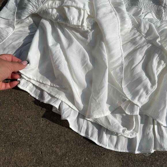 Bundle two Smocked Ruffle Mini Skirt Size m - Picture 3 of 10